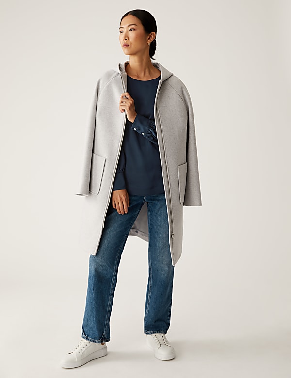 Satin Round Neck Long Sleeve Top