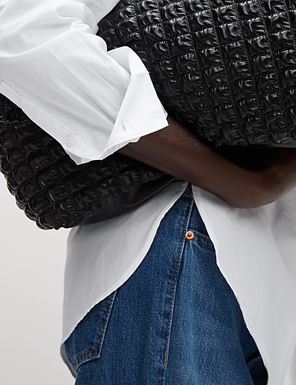 Pure Cotton Collared Knot Shirt