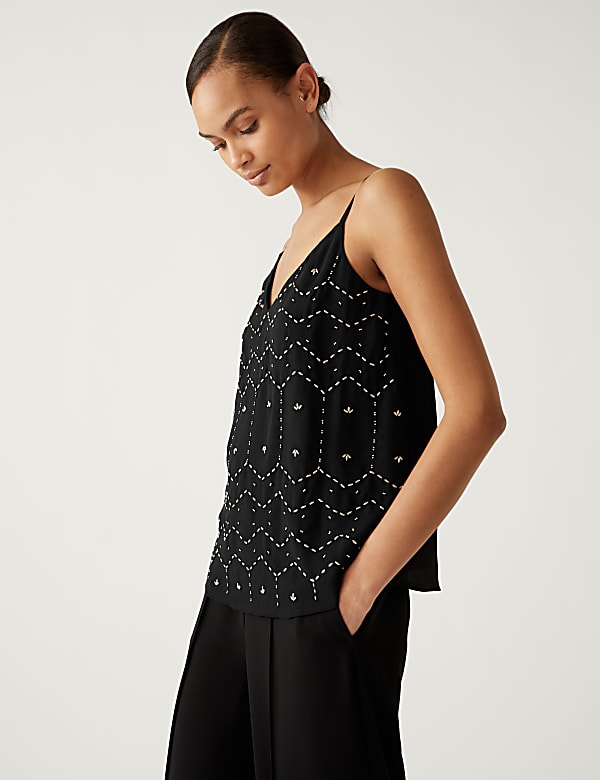 Embellished Cami Top