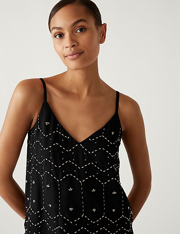 Embellished Cami Top