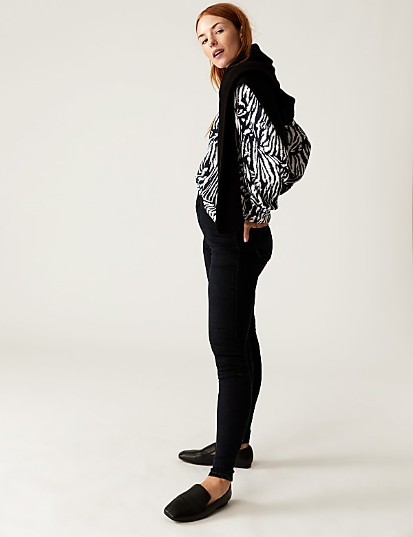 Animal Print Round Neck Top