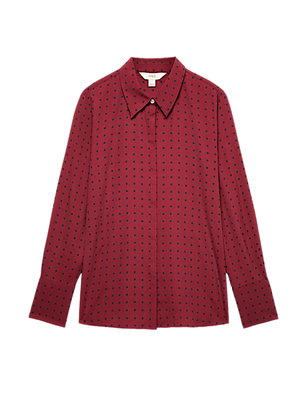 Printed Collared Shirt