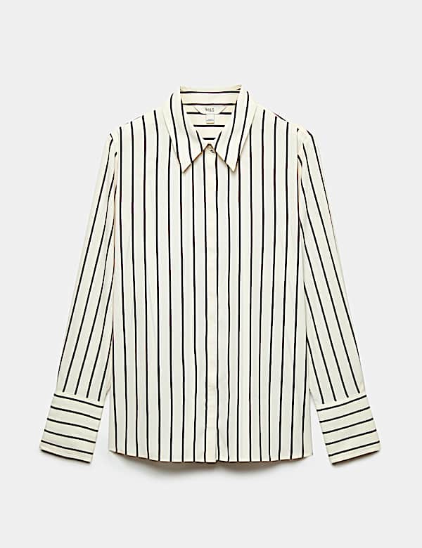Petite Polka Dot Collared Button Through Shirt - AU