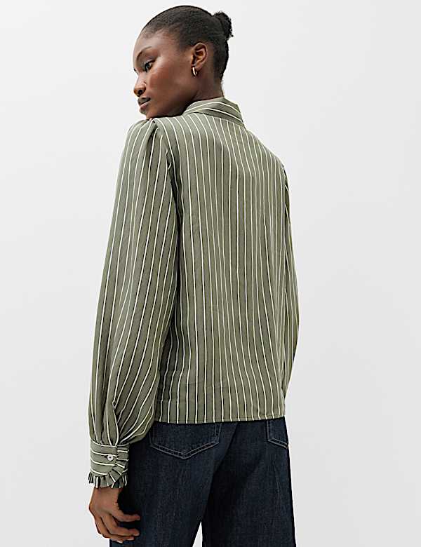 Striped Collared Shirt - CY
