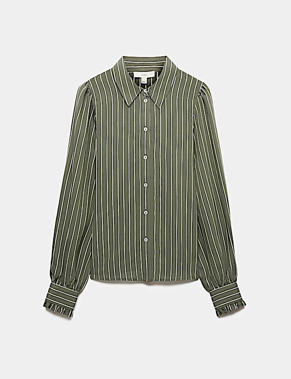 Striped Collared Shirt - CY