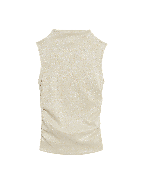 Lurex Ruched Top