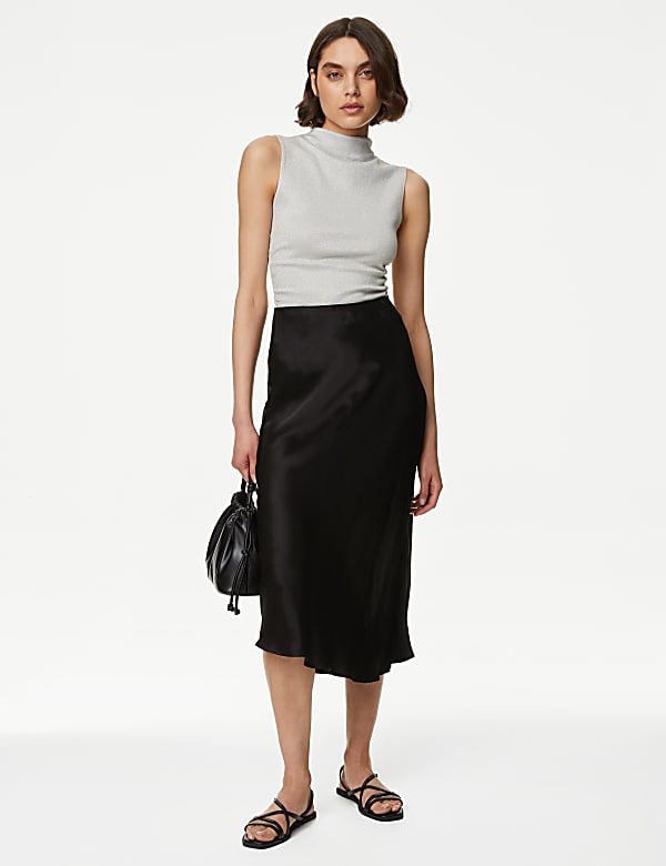 Lurex Ruched Top