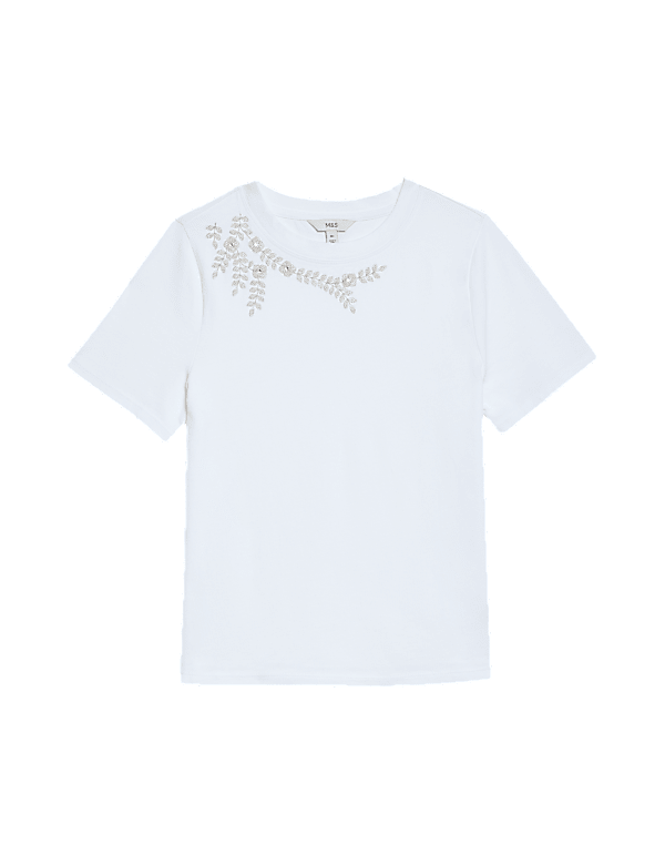Pure Cotton Embellished Top
