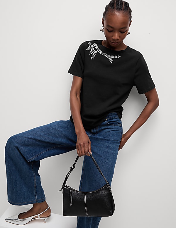 Pure Cotton Embellished Top