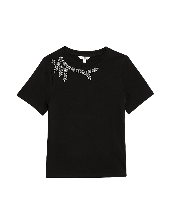 Pure Cotton Embellished Top
