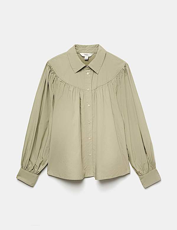 Lyocell Rich Western Style Collared Shirt - AL