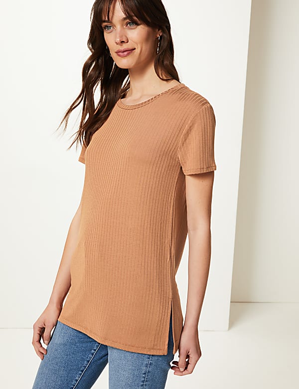 Textured Longline Regular Fit Tunic