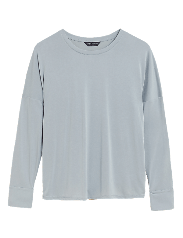 Modal Rich Round Neck Regular Fit Top