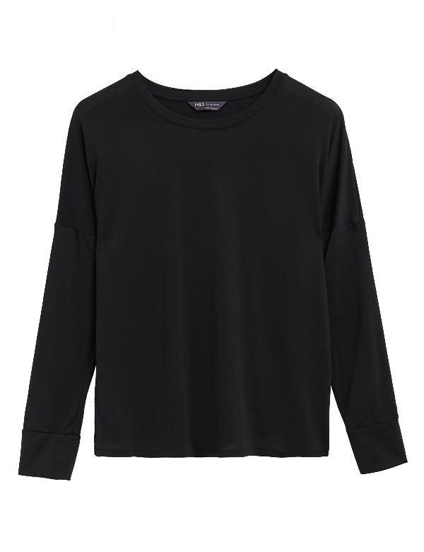 Modal Rich Round Neck Regular Fit Top