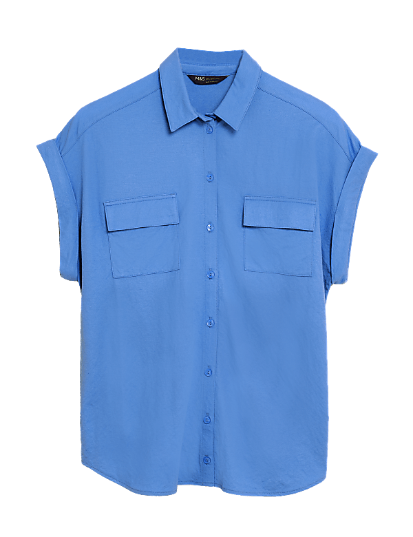 Collared Regular Fit Short Sleeve Shirt