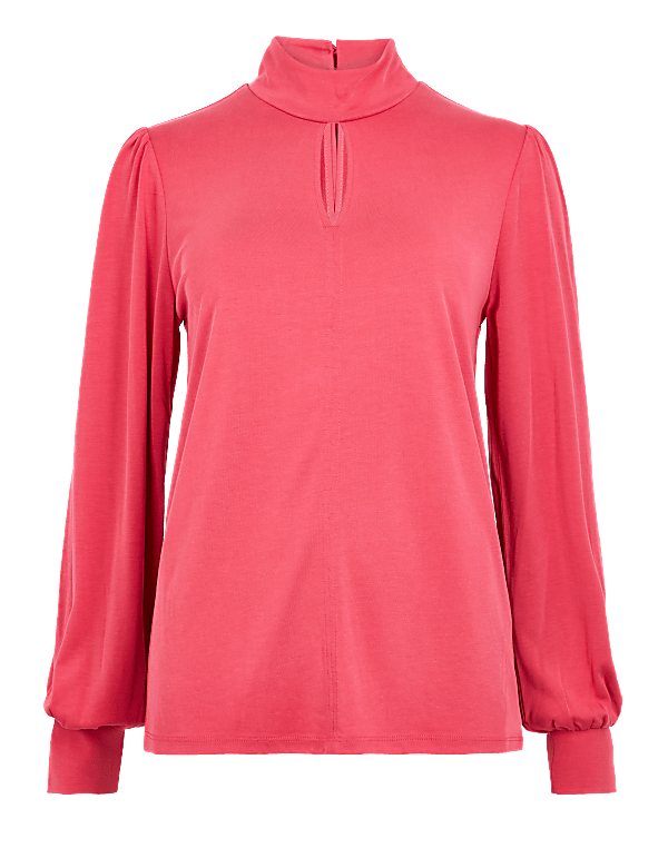 Keyhole Long Sleeve Top