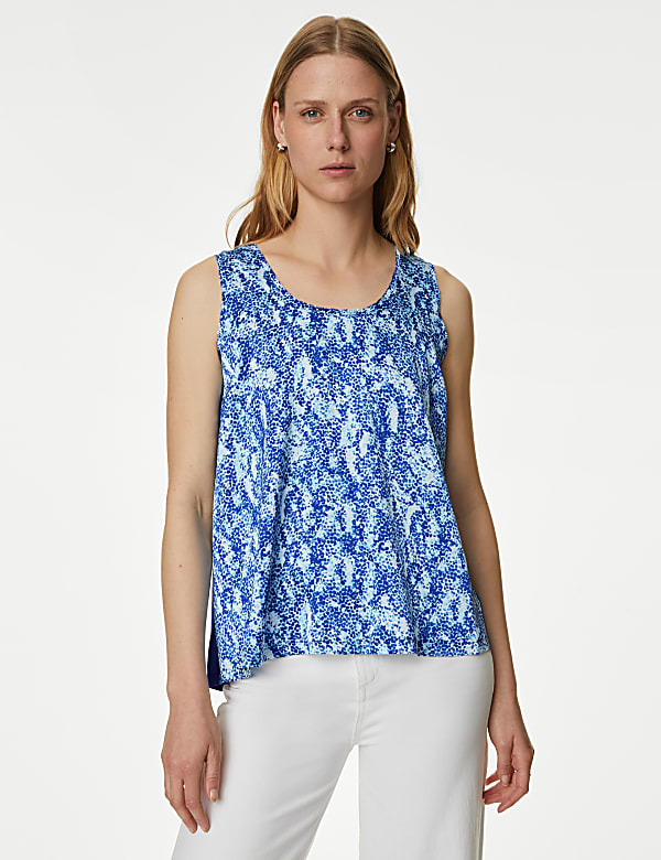 Printed Regular Fit Cami Top