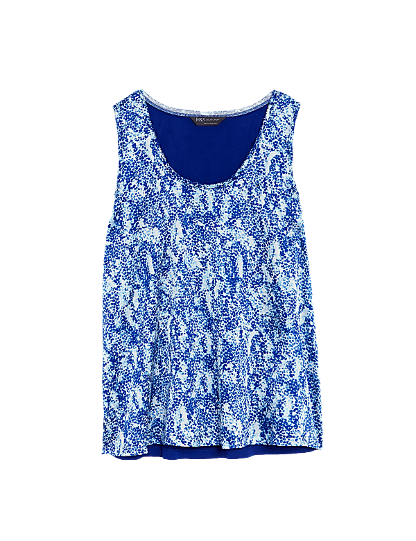 Printed Regular Fit Cami Top