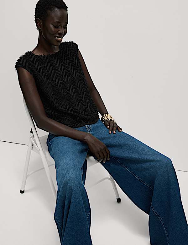 Atasan Shell Jacquard - ID