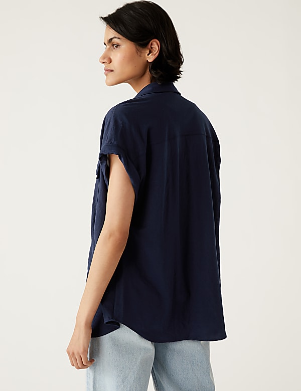Jersey Collared Shirt