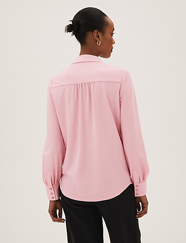 Modal Rich Collared Utility Shirt