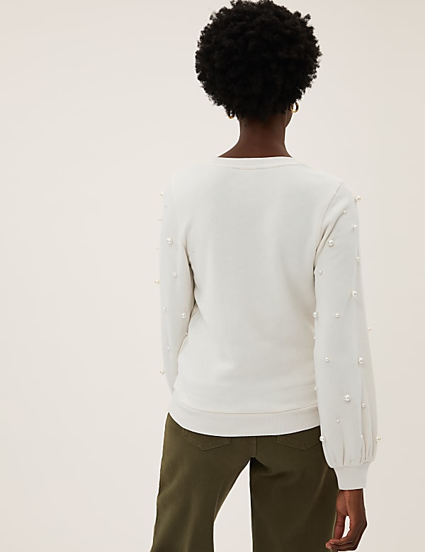Cotton Rich Pearl Sweatshirt