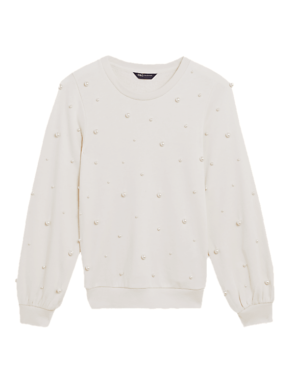 Cotton Rich Pearl Sweatshirt
