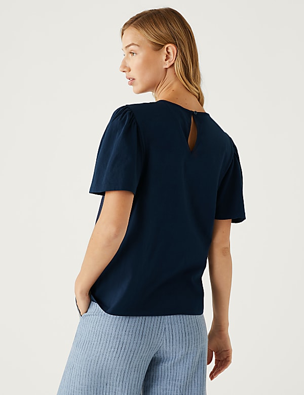 Jersey Embroidered Regular Fit Top
