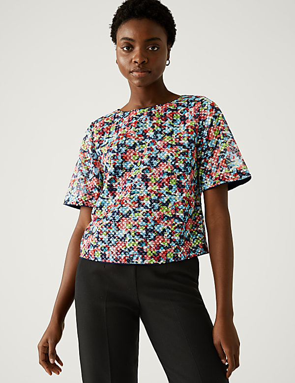 Jersey Sequin T-Shirt