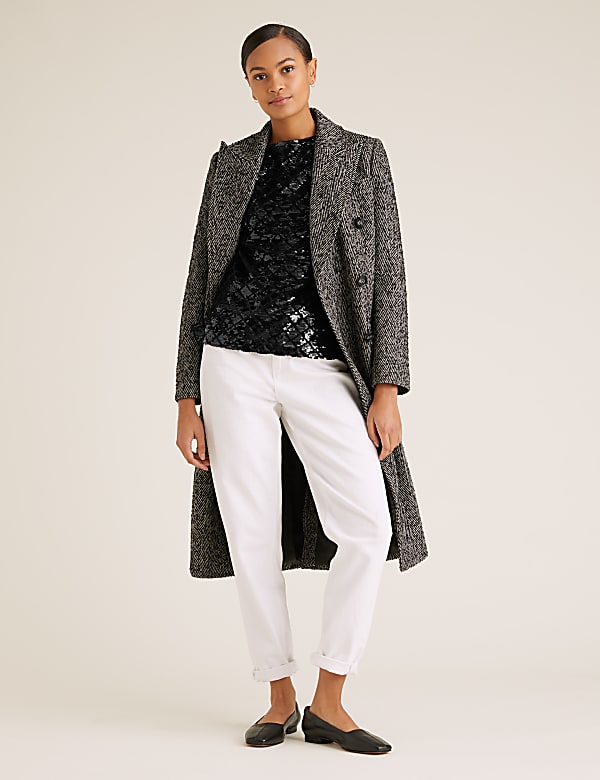 Sequin Long Sleeve Top
