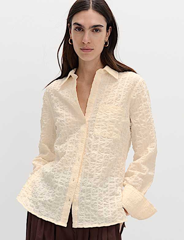 Cotton Rich Textured Shirt