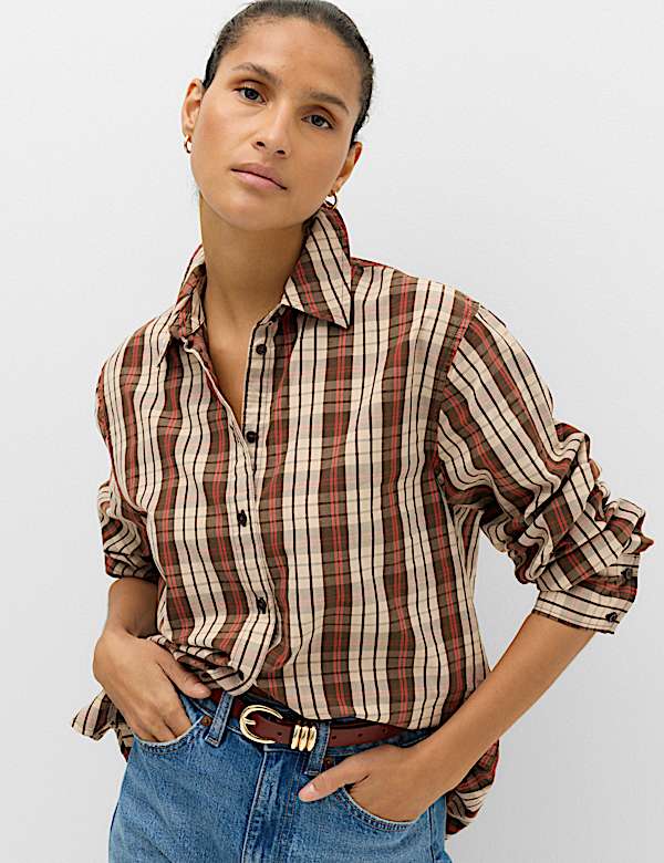 Pure Cotton Checked Shirt