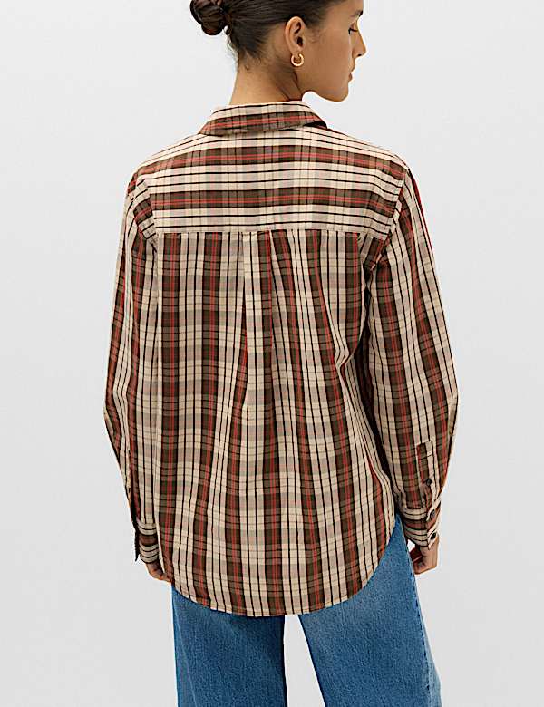 Pure Cotton Checked Shirt