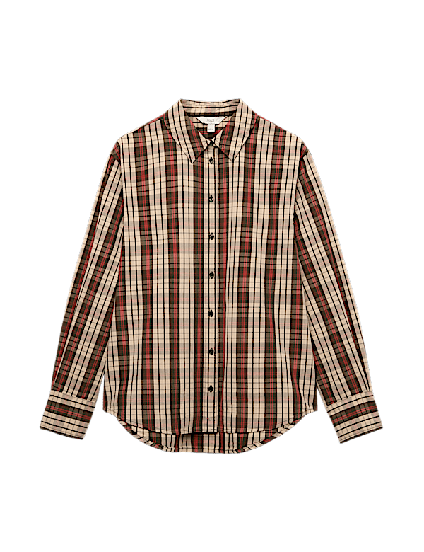Pure Cotton Checked Shirt