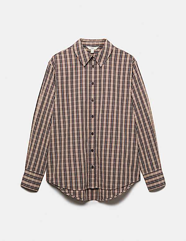 Pure Cotton Checked Shirt - LU