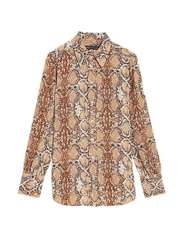 Printed Collared Shirt