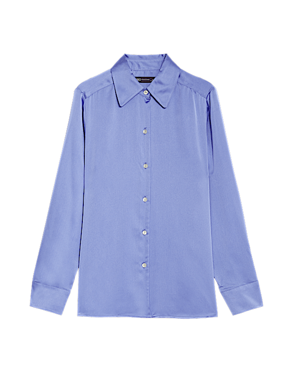 Satin Collared Shirt