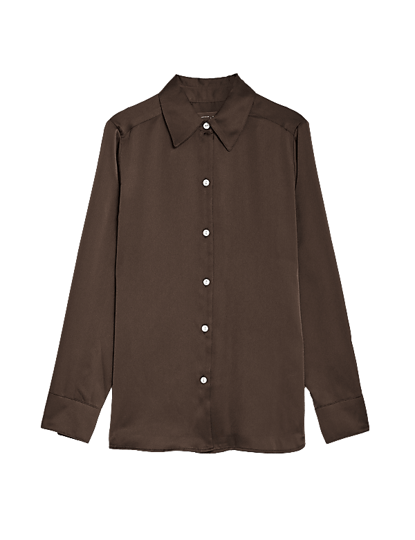 Satin Collared Shirt