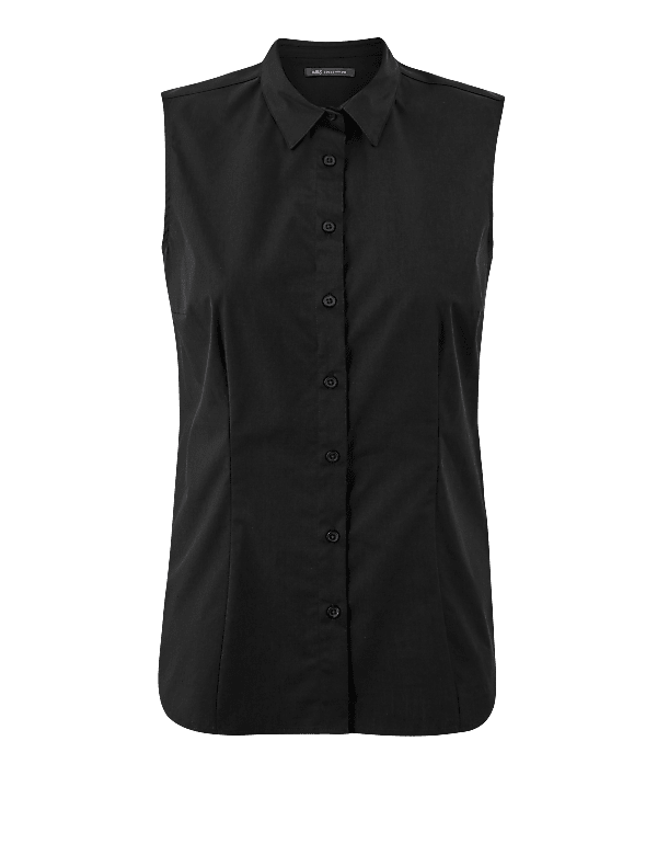 Cotton Rich Button Detailed Shirt