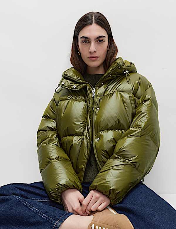 Feather & Down Stormwear&trade; Quilted Short Puffer Jacket - VN