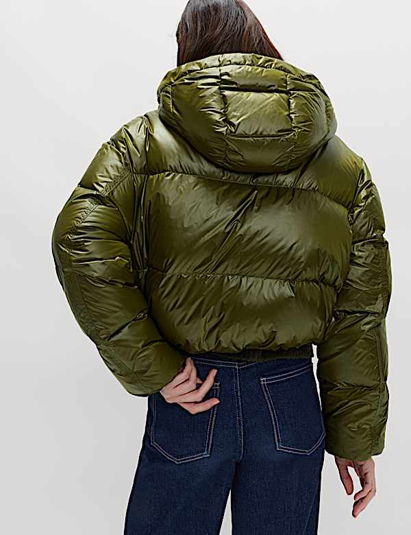 Feather & Down Stormwear&trade; Quilted Short Puffer Jacket - VN