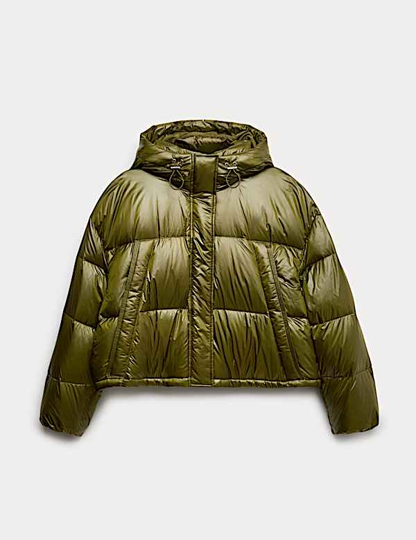 Feather & Down Stormwear&trade; Quilted Short Puffer Jacket - VN