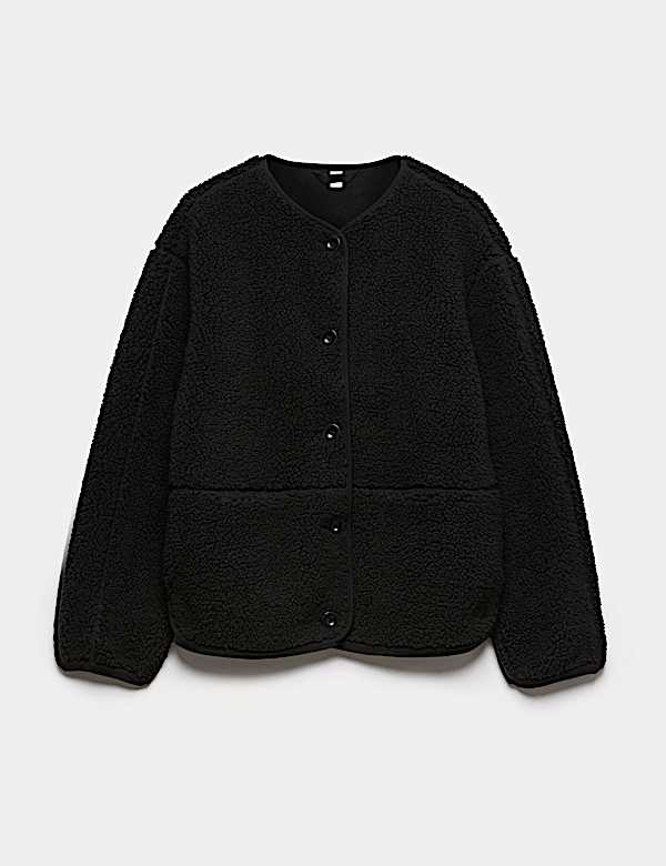 Jacke aus Borg-Fleece - AT