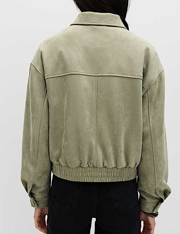 Suedette Harrington Jacket - SE