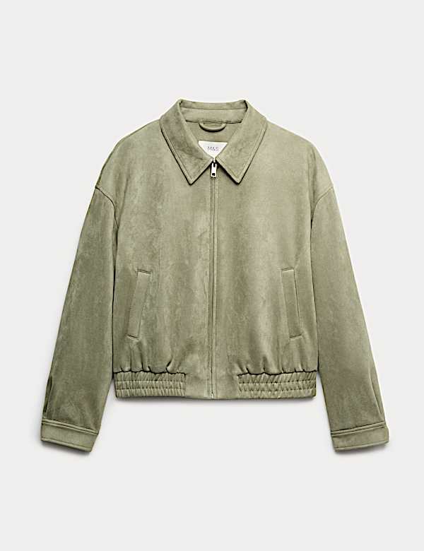 Suedette Harrington Jacket - SE