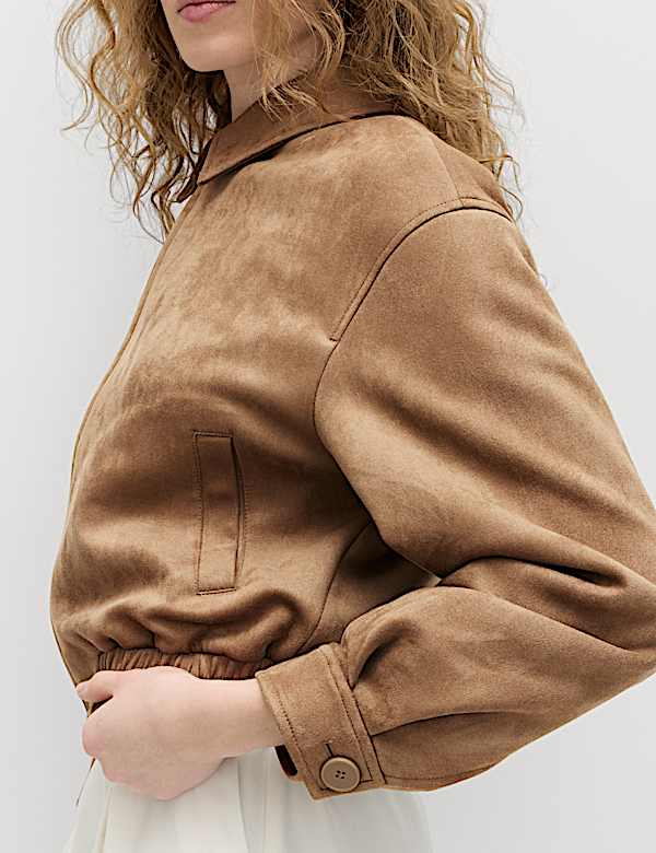 Veste Harrington en su&eacute;dine - CA