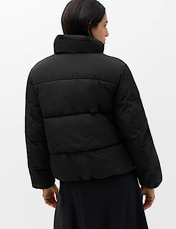 Thermowarmth Padded Funnel Neck Puffer Jacket - NO