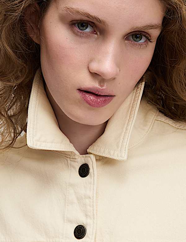 Denim Belted Jacket - JO