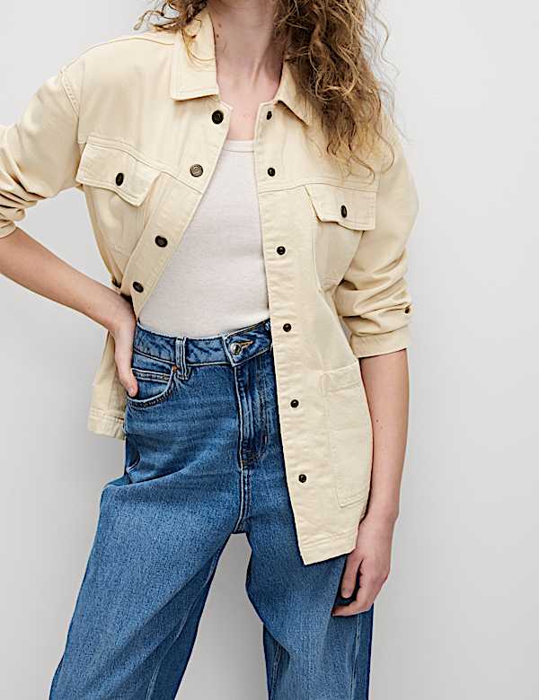 Denim Belted Jacket - JO