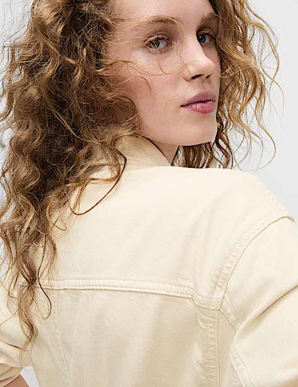 Denim Belted Jacket - JO